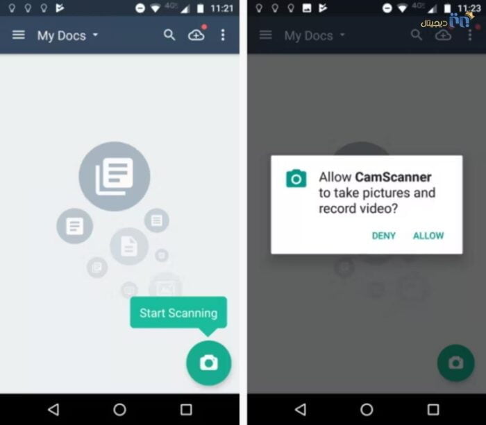 اسکن تصویر با CamScanner