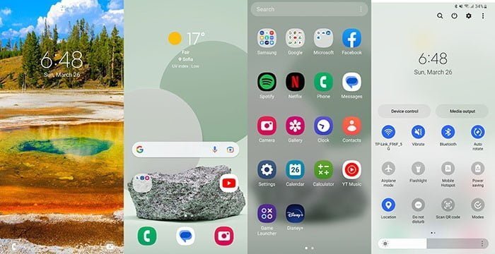 رابط کاربری One UI 5.1 گوشیهای سامسونگ