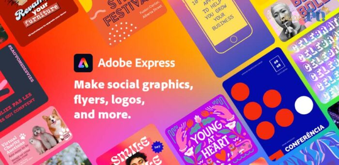 دسترسی به اپلیکیشن Adobe Express: Graphic Design