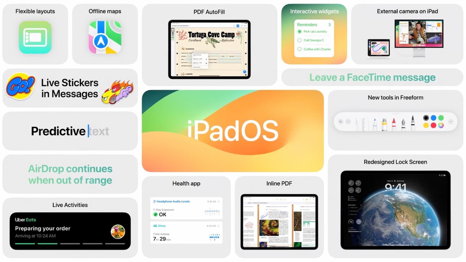 قابلیتهای iPadOS 17