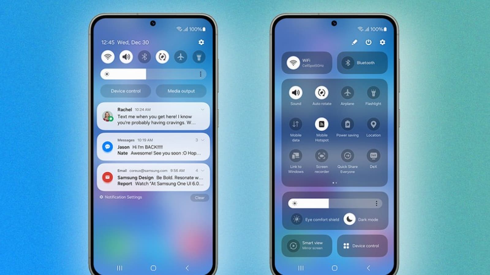 ظاهر رابط کاربری One UI 6