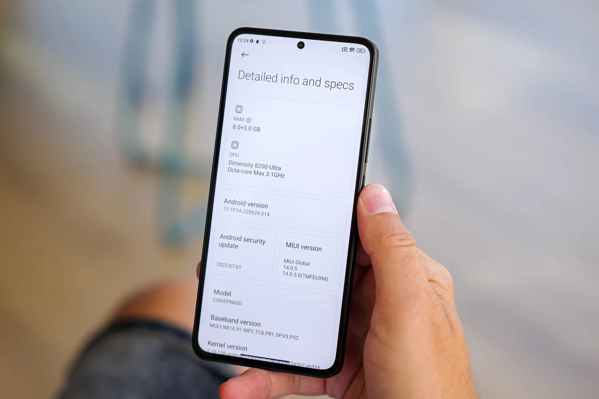 عملکرد و سخت افزار Xiaomi 13T