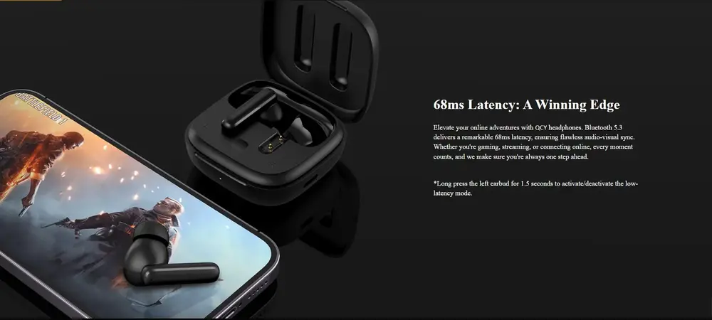 تاخیر کم هندزفری QCY T13 ANC