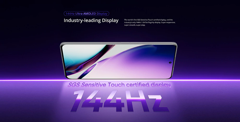 پنل AMOLED با نرخ تازهسازی ۱۴۴ هرتزی