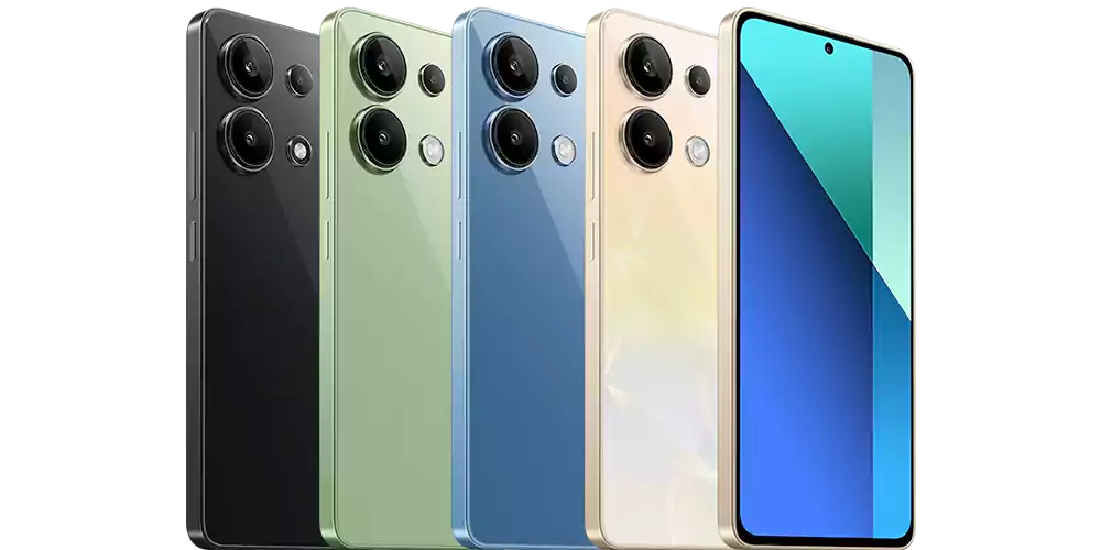 رنگبندیهای Redmi Note 13 شیائومی نسخه 4G