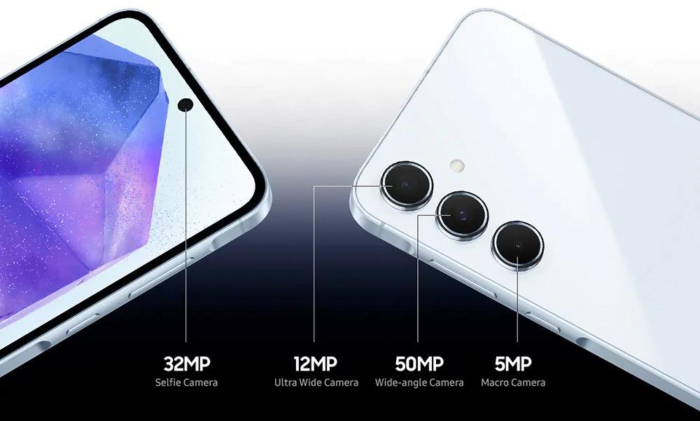 سنسورهای دوربین گوشی Galaxy A55