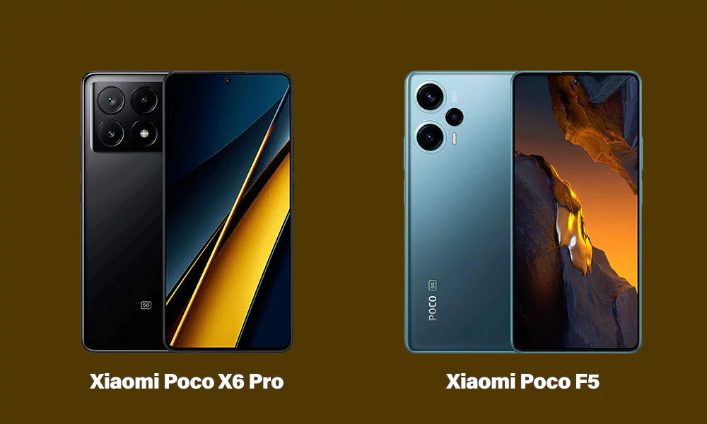 مقایسه پوکو X6 پرو با پوکو F5 شیائومی