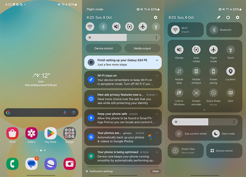 رابط کاربری One UI 6.1 سامسونگ