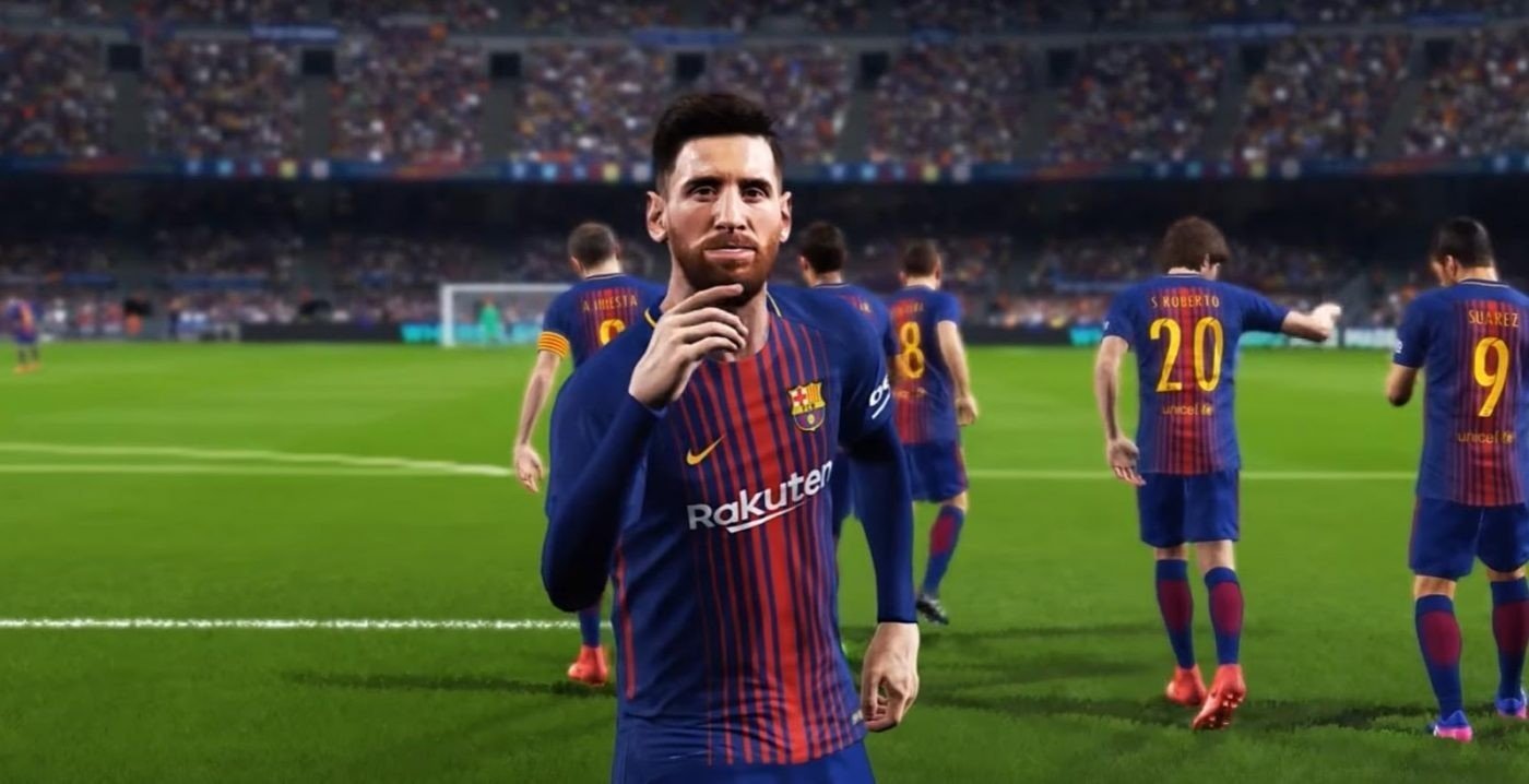 صحنه ای از بازی PES 2018