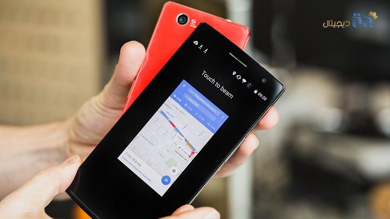 ارسال آدرس Google Maps از طریق NFC