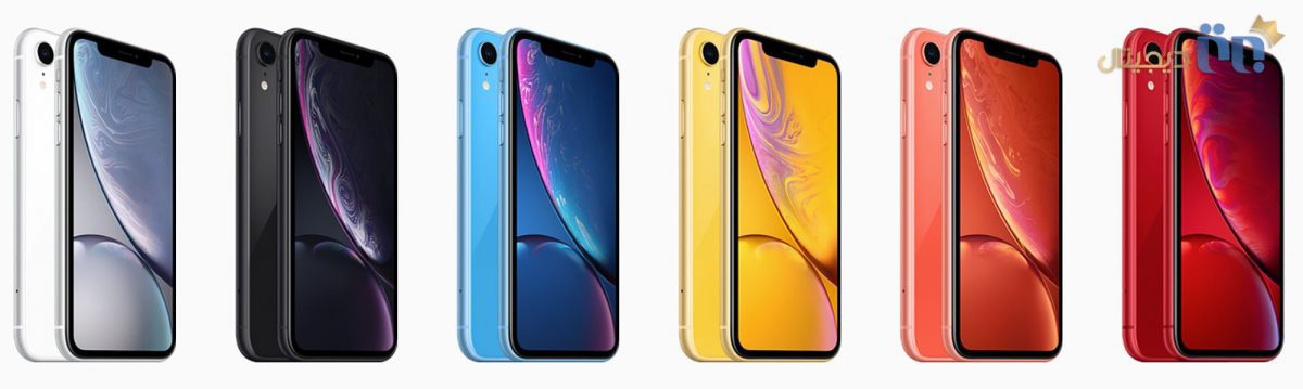 رنگ‌های iPhone XR