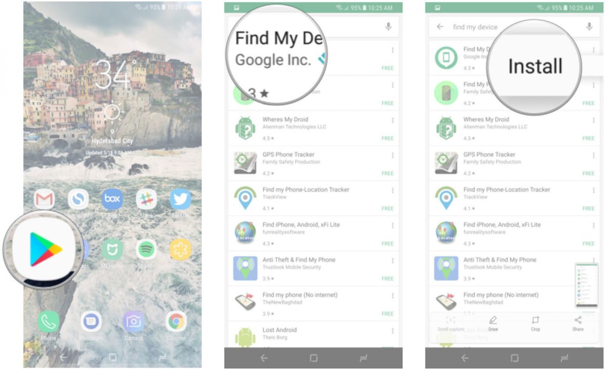 نصب اپلیکیشن Find My Device - برتردیجیتال