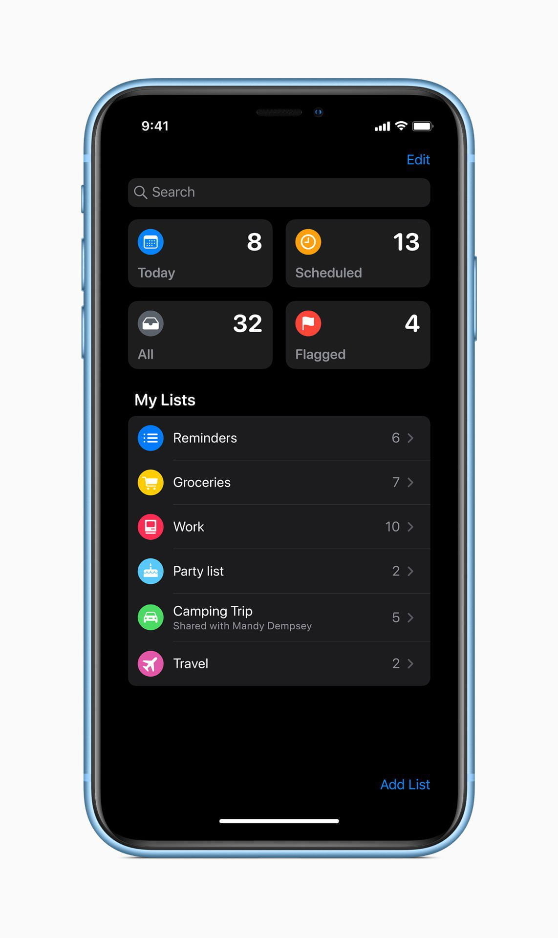 Reminders با لیست یادآوری در iOS 13
