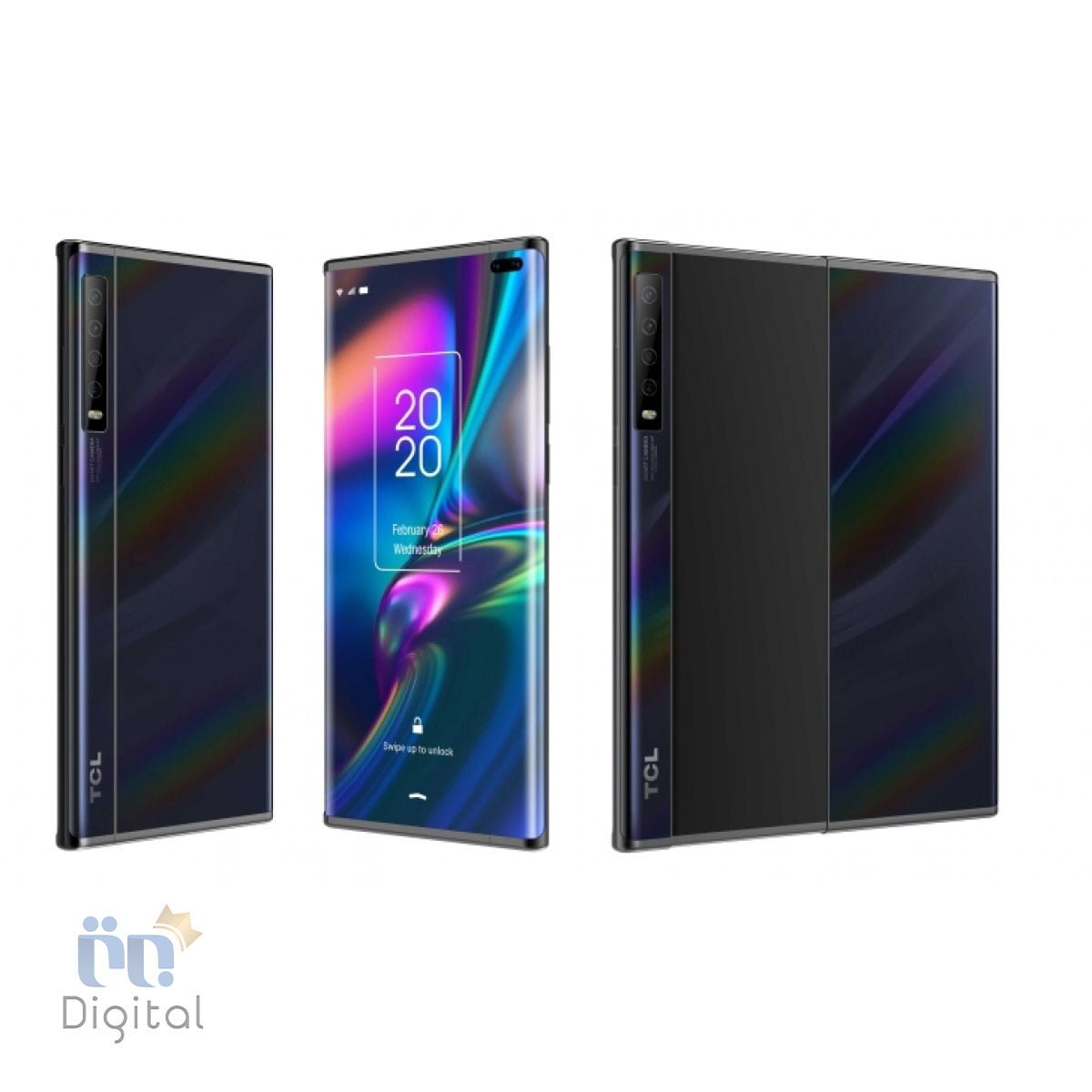 گوشی TCL با نمایشگر کشویی