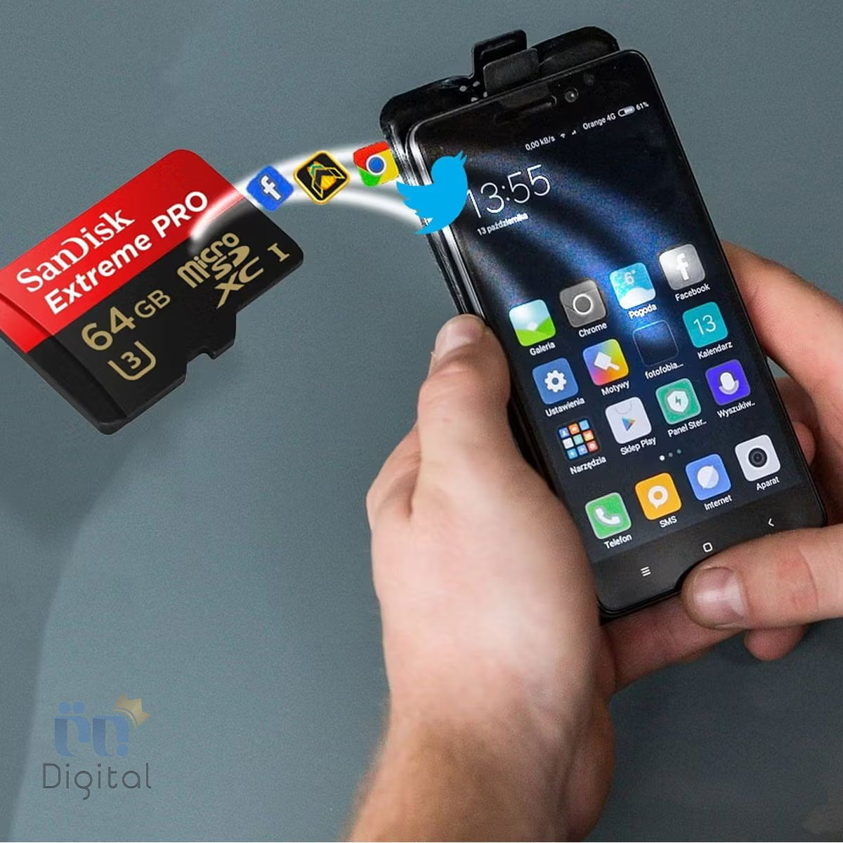 انتقال اپلیکیشنها ازحافظه داخلی به کارت حافظه