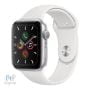 ساعت هوشمند اپل واچ سری ۵ مدل Silver Aluminum Case with Silver Sport Band 44mm - MWVF2