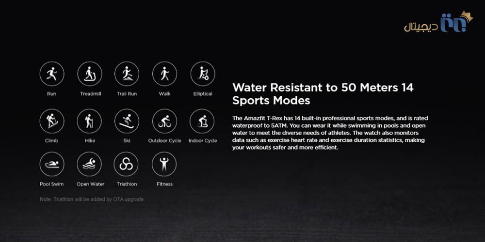 ساعت هوشمند شیائومی مدل Amazfit T-Rex