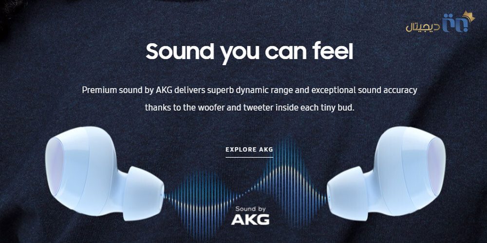 کیفیت بسیار بالای صدای پخش شده از هدفون بیسیم سامسونگ مدل Galaxy Buds Plus