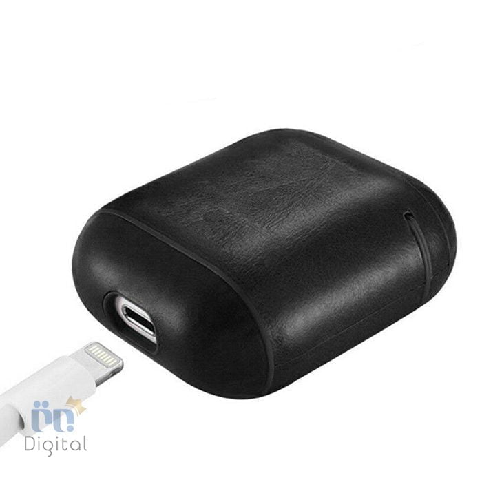 پورت USB در کاور محافظ چرمی مناسب هدفون AirPods اپل