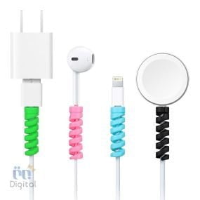 محافظ کابل شارژر Spiral Cable Protector Silicone
