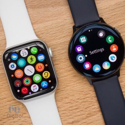 مقایسه Galaxy Watch Active 2 با Apple Watch 5