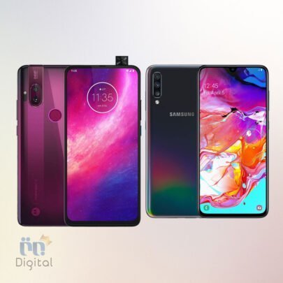 مقایسه سامسونگ Galaxy A70 با موتورولا One Hyper