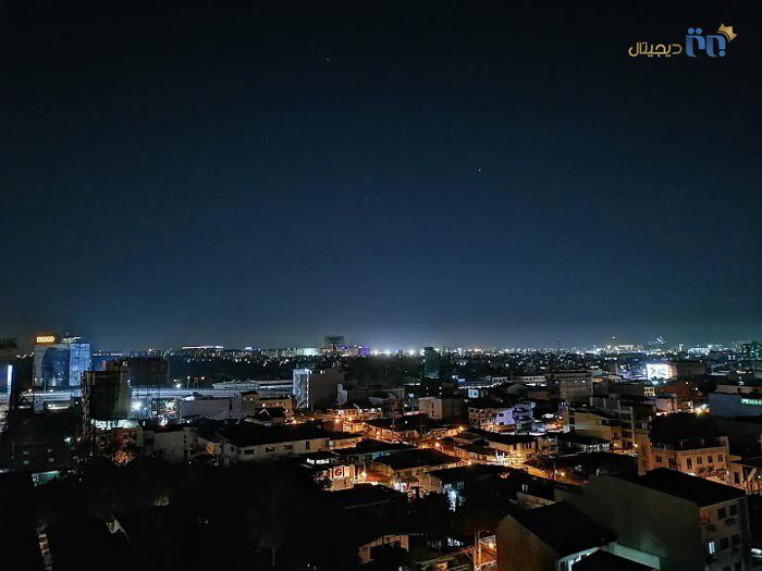 تصویر گرفته شده با هواوی Y7p در شب