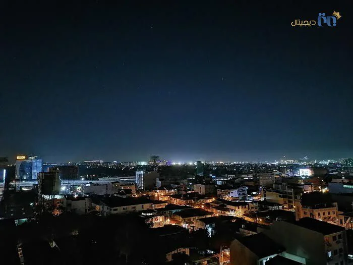 تصویر گرفته شده با هواوی Y7p در شب