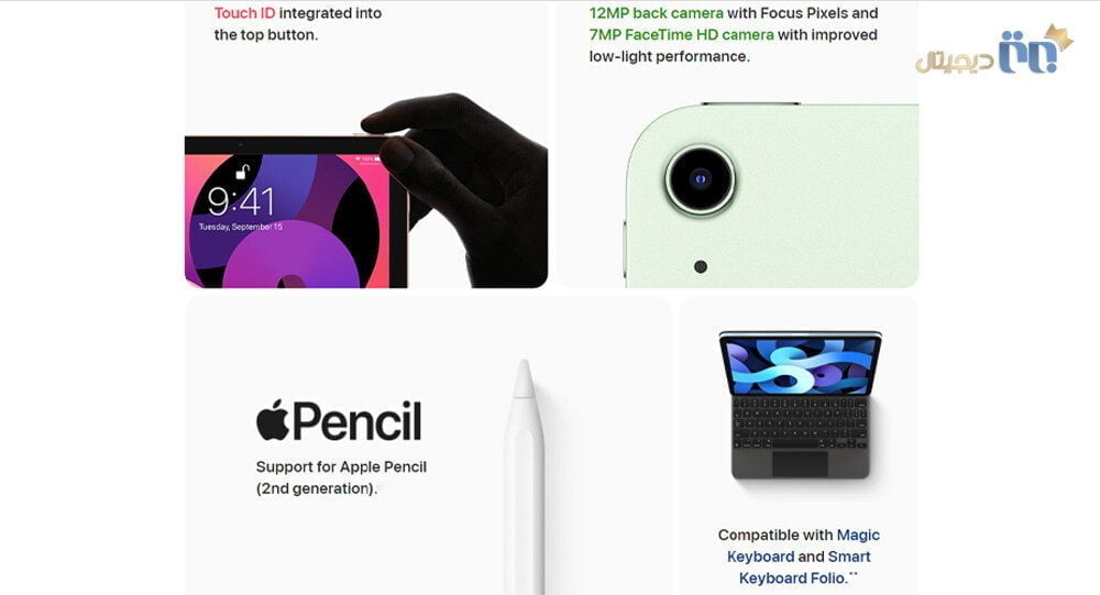 مشخصات فنی iPad Air 2020