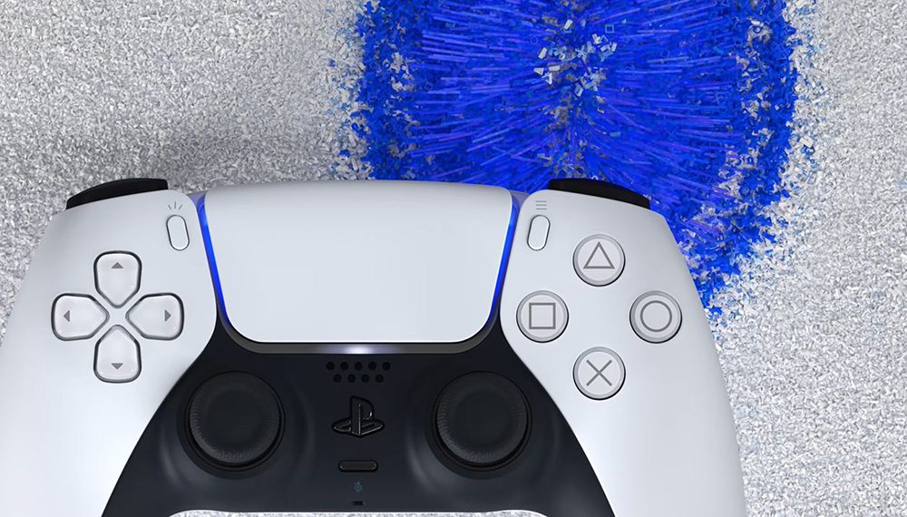 PS5 Controller از نمای روبرو