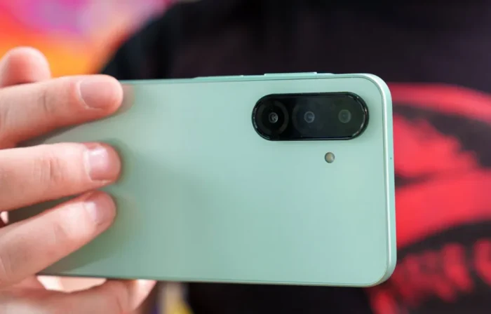 Samsung Galaxy A26 دوربین از نزدیک رنگ سبز