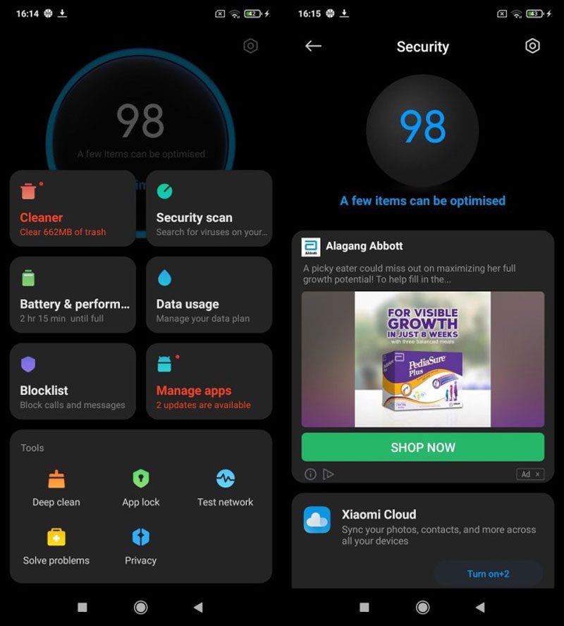 عملکرد Redmi 9C