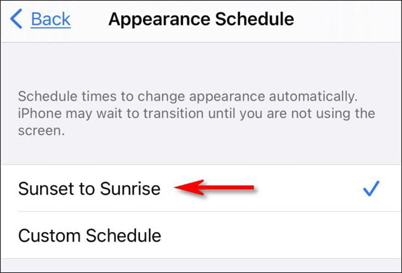 تنظیمات iOS