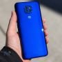 موتورولا Moto G9 Play آبی در دست