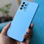 سامسونگ Galaxy A52 آبی در دست
