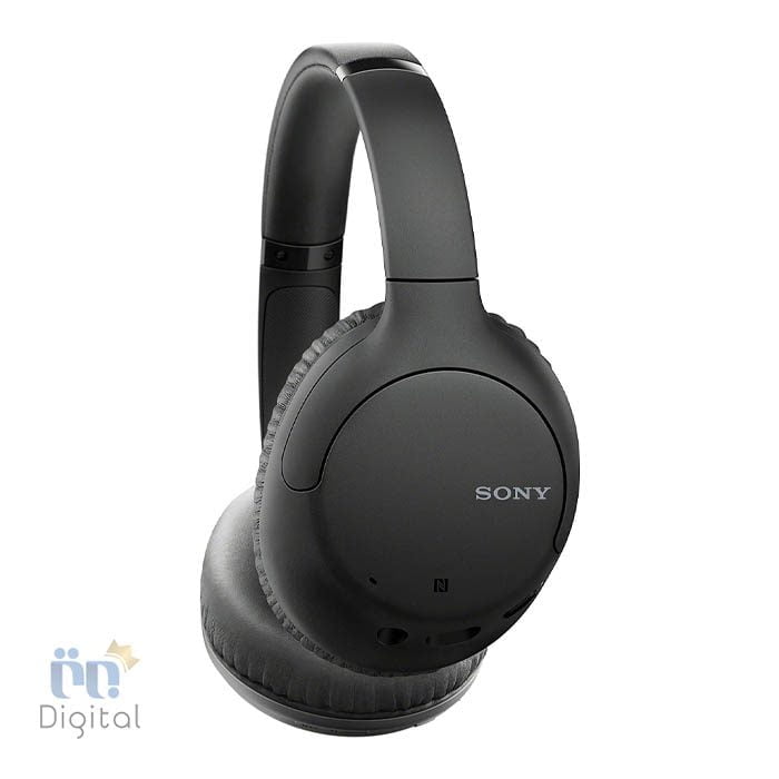 هدفون بلوتوثی مشکی رنگ Sony از نمای کناری