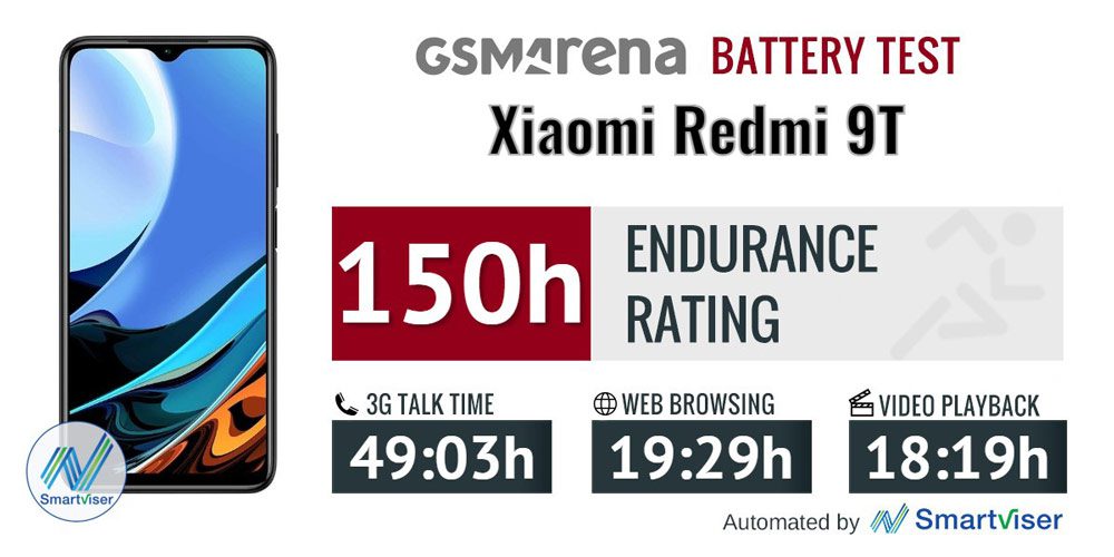 استقامت باتری Redmi 9T