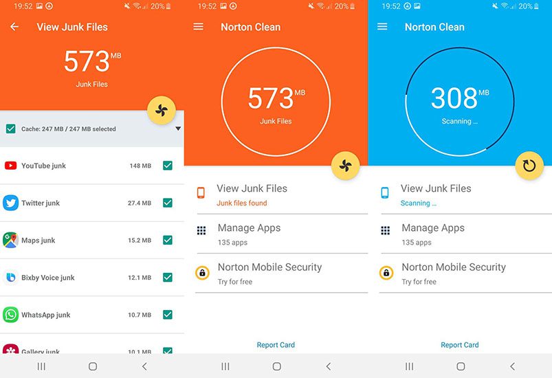 اپلیکیشن پاکسازی گوشی اندروید Norton Clean