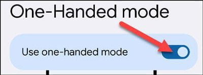 حالت One-handed در گوشی‌های پیکسل گوگل
