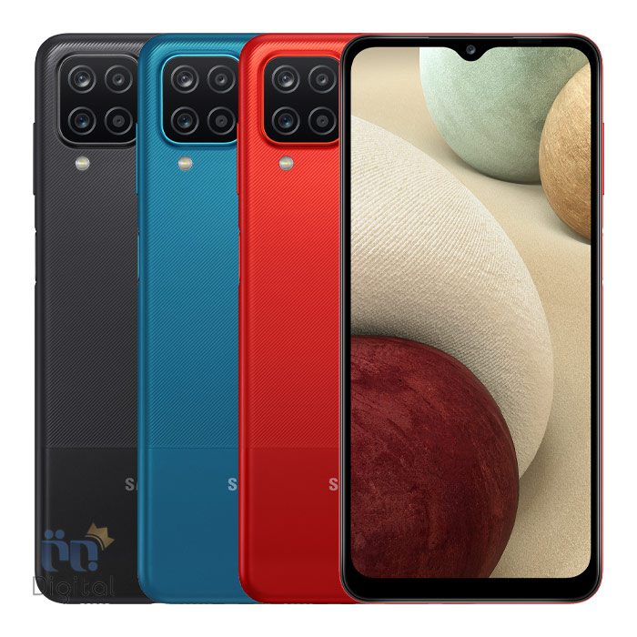 همه رنگ های سامسونگ Galaxy A12 Nacho از جلو و پشت