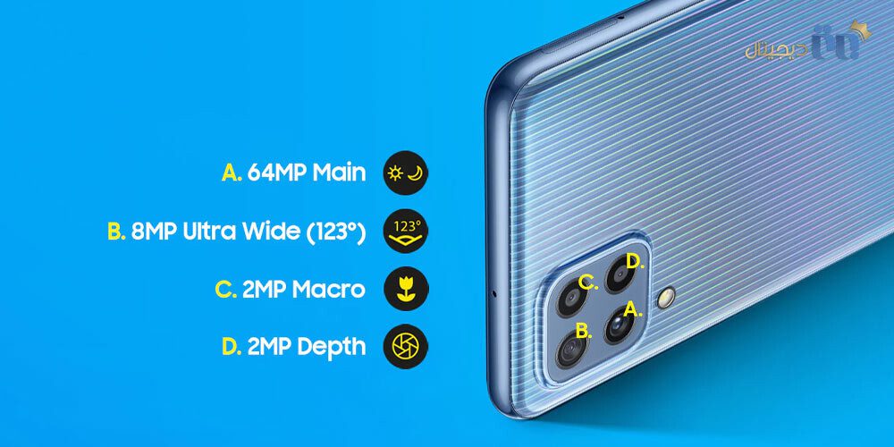 دوربین اصلی گوشی سامسونگ ام 32
