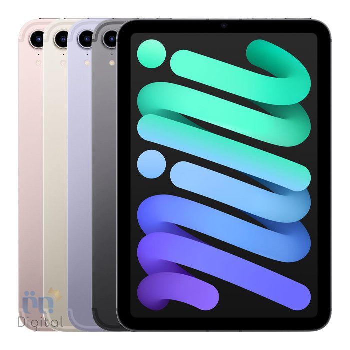همه رنگ‌های اپل iPad Mini 2021 از جلو و پشت