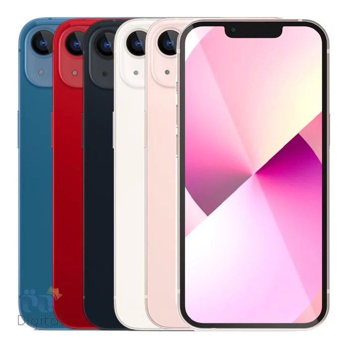 همه رنگ‌های اپل iPhone 13 از جلو و عقب