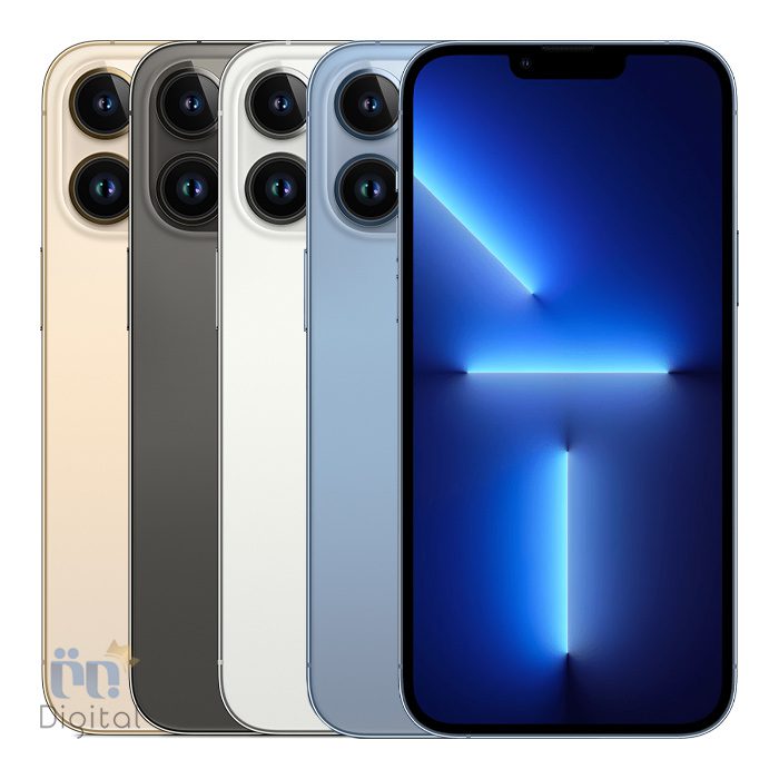 همه رنگ‌های اپل iPhone 13 Pro از جلو و پشت