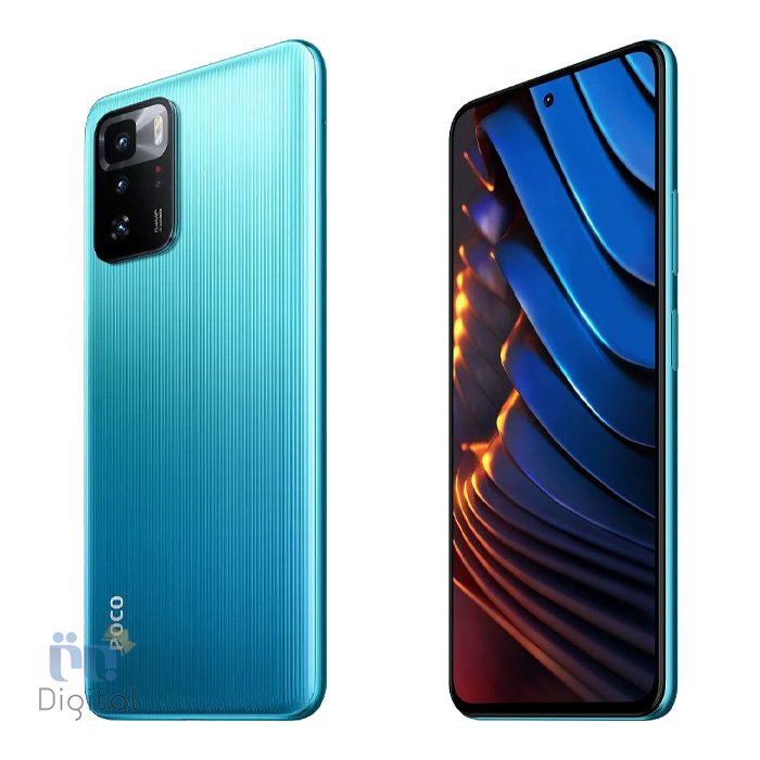 گوشی میان‌رده 5G از جلو و عقب