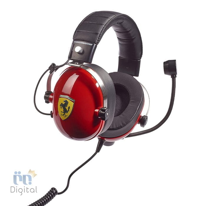 هدست Thrustmaster T-Racing Scuderia Ferrari Edition از کنار