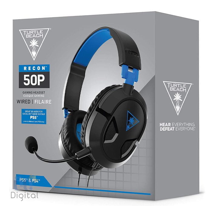 جعبه هدست گیمینگ Turtle Beach مدل Recon 50P