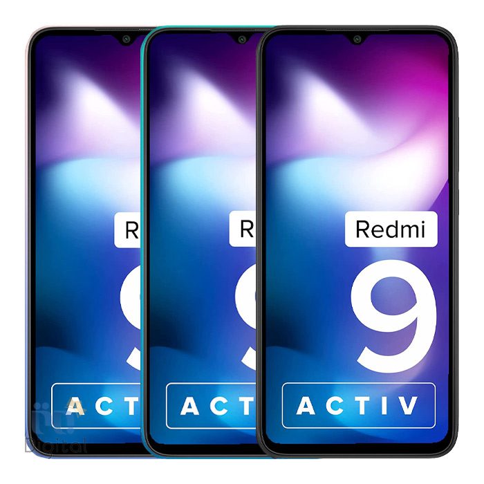 همه رنگ‌های شیائومی Redmi 9 Activ از جلو