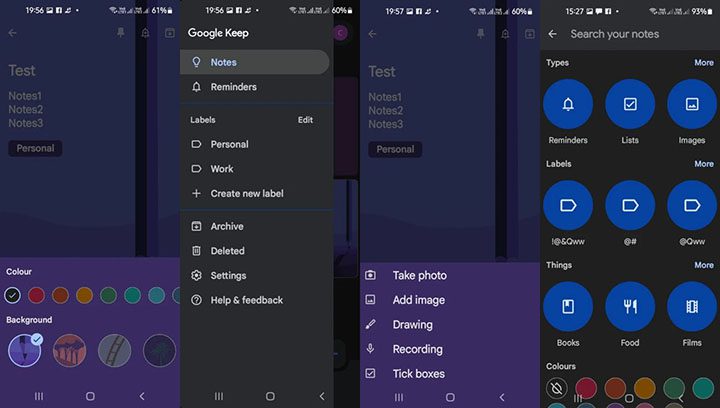 اپلیکیشن Google Keep؛ طرح‌های ساده برای جستجوی سریع
