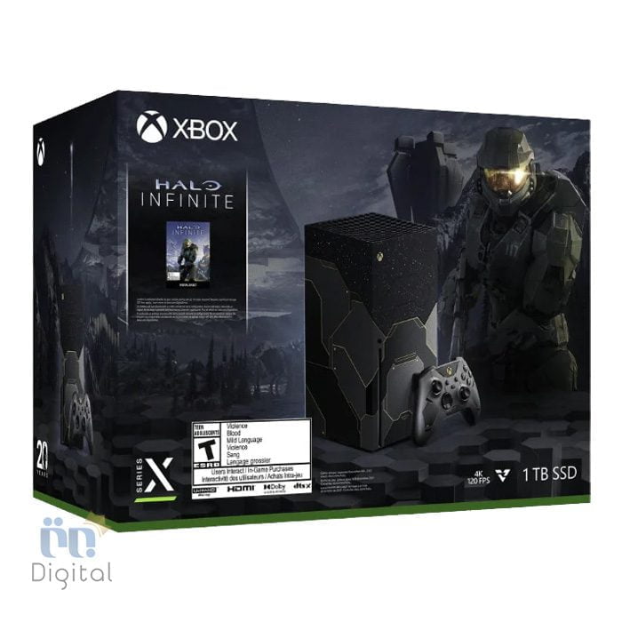 جعبه کنسول بازی halo infinite